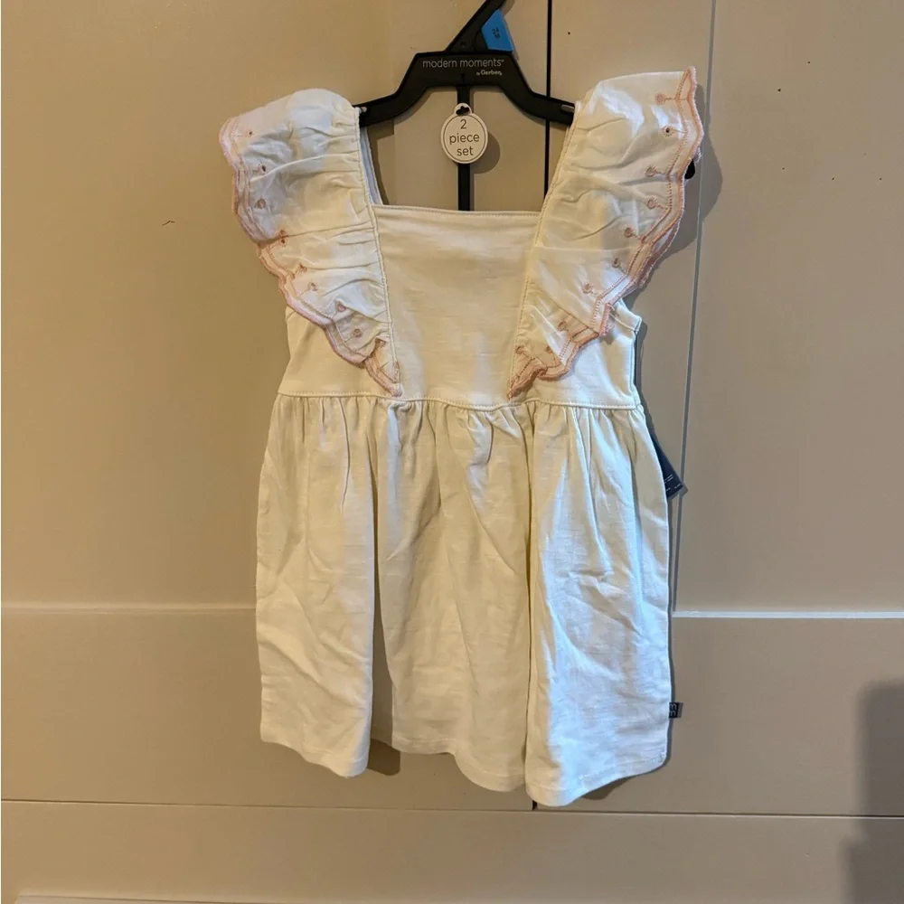 Modern Moments cream ruffle dress